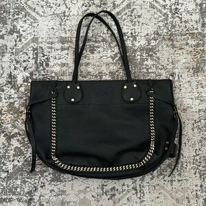 COACH Tatum Whip Lash Pebble Leather Tote Bag